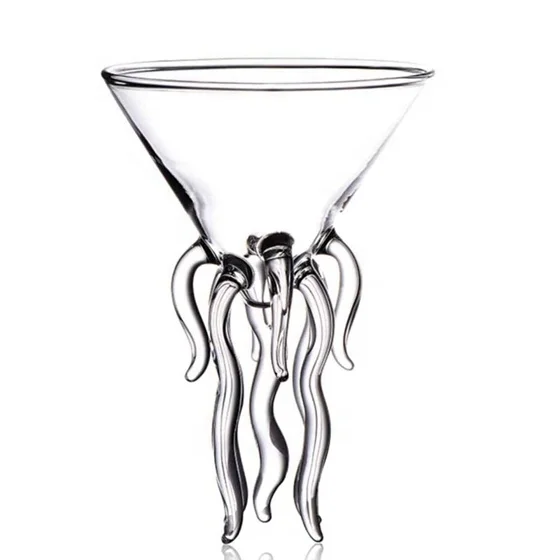 120ml Creative Octopus Cocktail Glass For Kitchen Bar Party Wedding