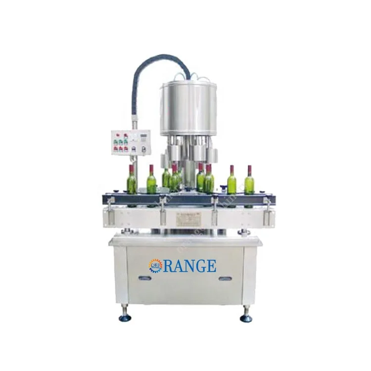 Wire cage capping machine Red wine or champagne cap filament tie machine