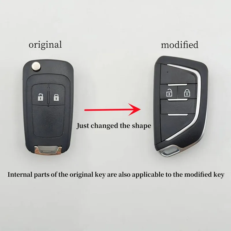 OEM Service Auto Accessories Blank Car Key Case Plastic Key Shell Cover Fit for Chevrolet Opel Buick Modified by Original Key