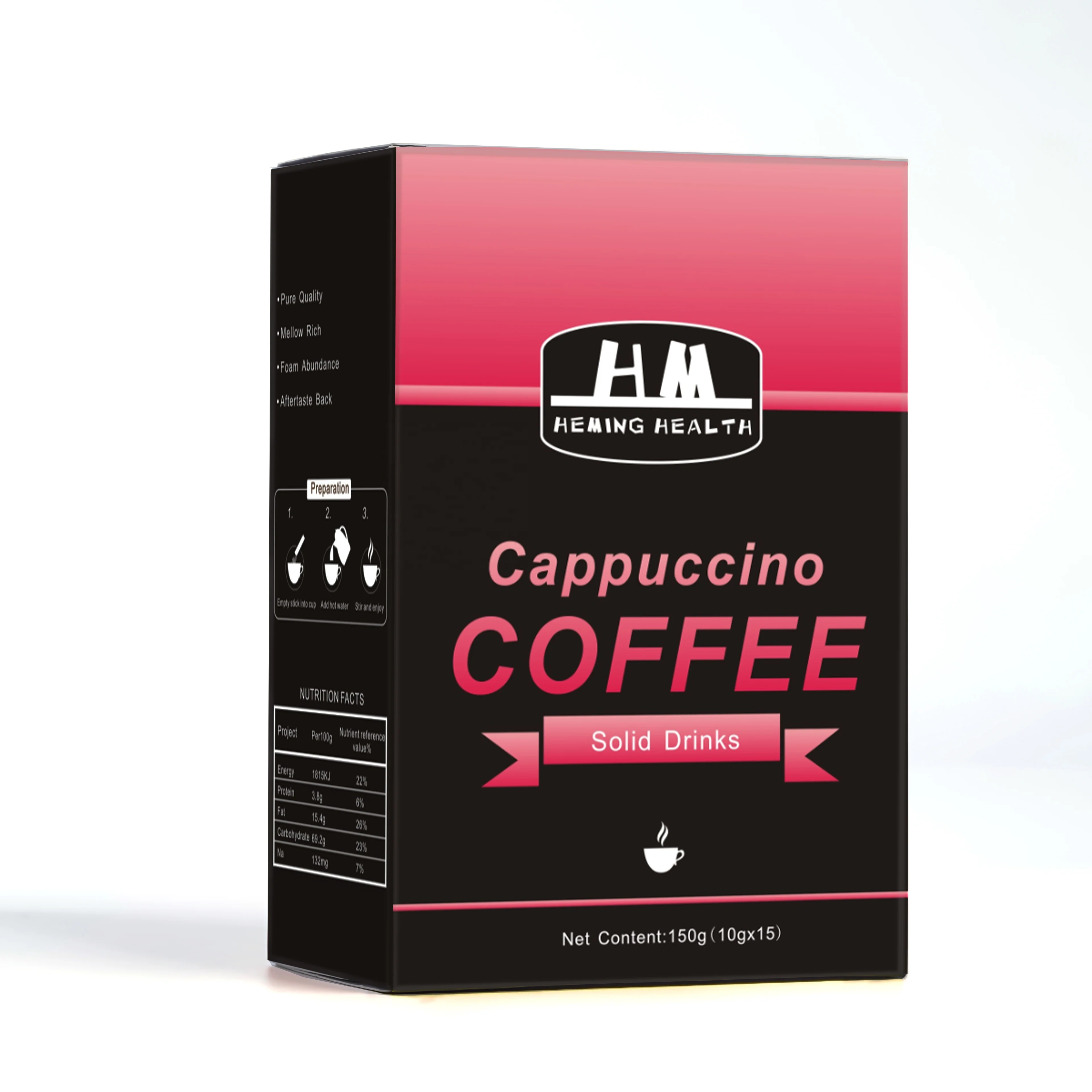 2020 Fat magic 3 в 1, кофейный порошок для мгновенного капучино, Аутентичные кофейные зерна для офисного разбивания кофе