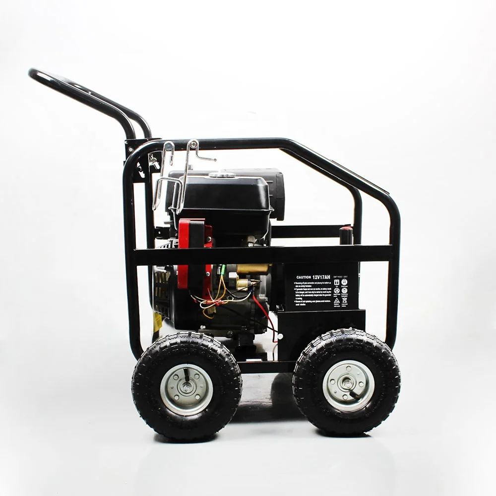 Taizhou JC-G250B High Pressure Gasoline Cleaner 250bar Car wash floor washing machine 15HP 25mpa