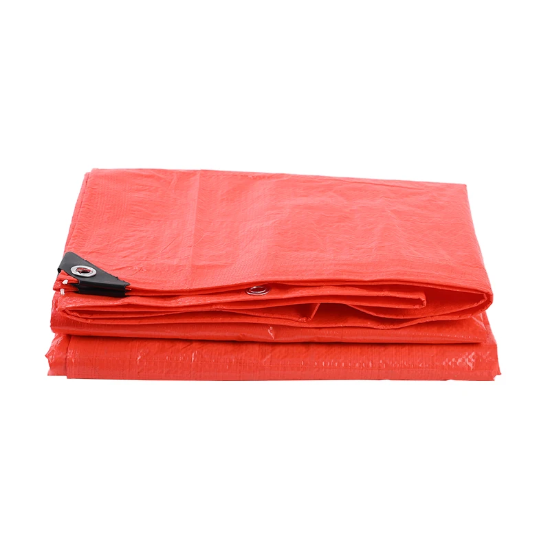 300Gsm China Truck Light Duty red PE Tarpaulin For Packing