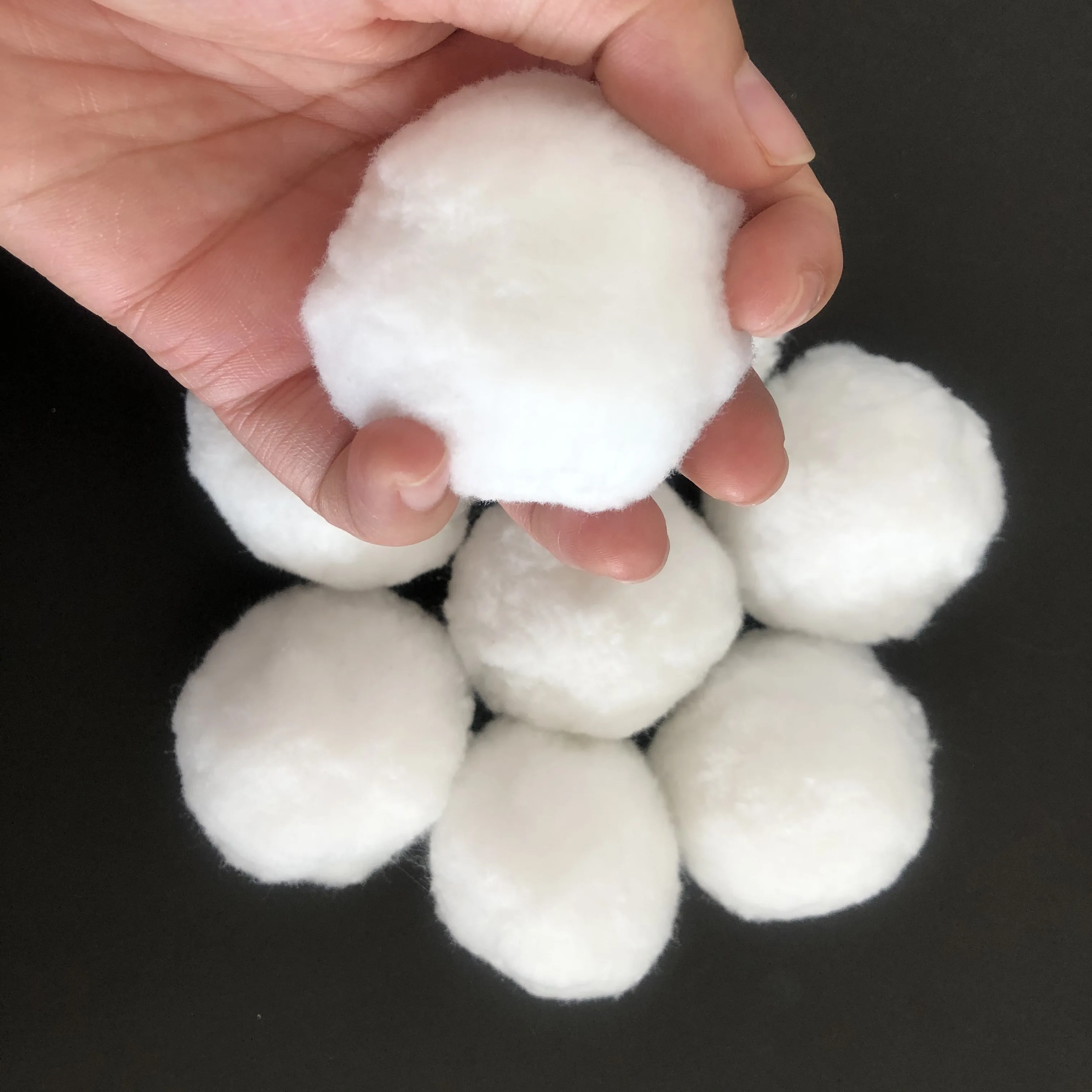 
Water Cleaning Pool Filter Accessories Snow Fiber Media Filter Balls 