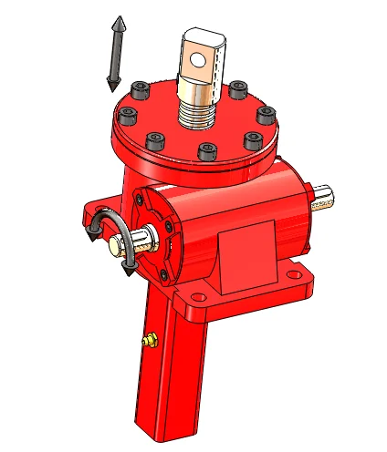 Acme electric and manual  worm gear screw  jack lift manufacturer