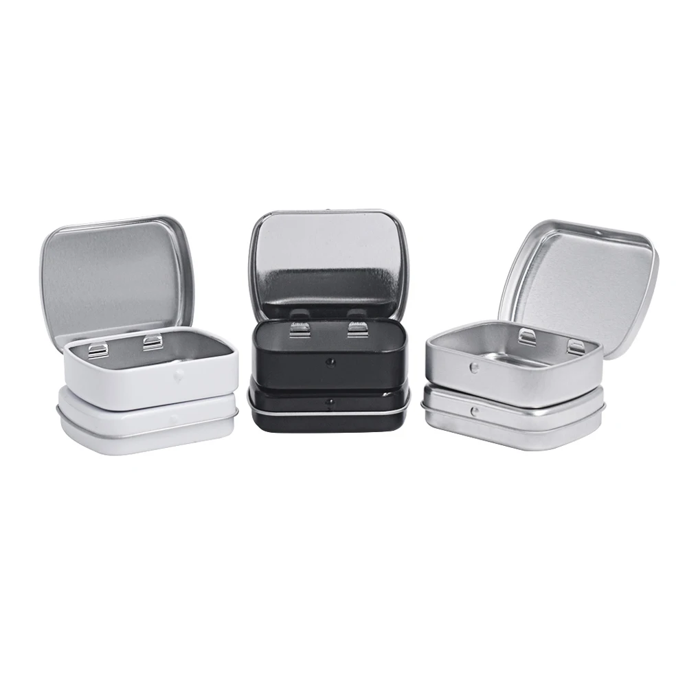 Mini Small Metal Candy Tin Iron Box Stock Metal Jars Packaging