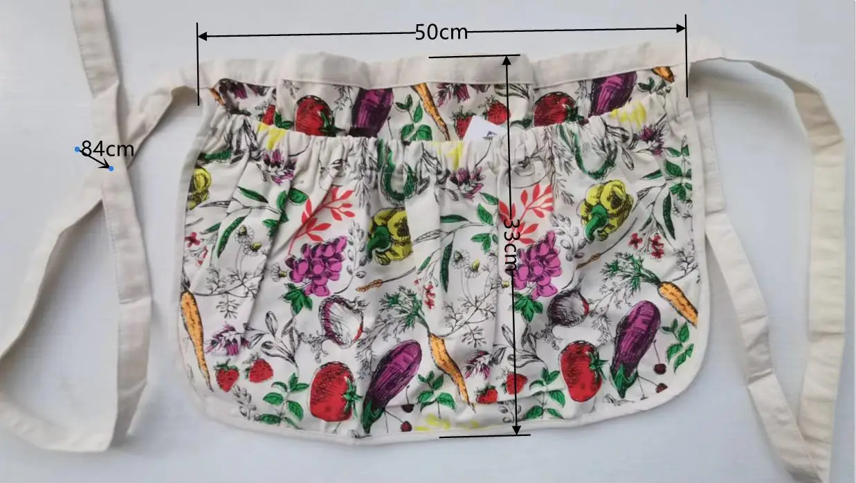 Фартук для сбора урожая фруктов и овощей на холсте с упаковкой оптовая продажа высокое количество хлопка