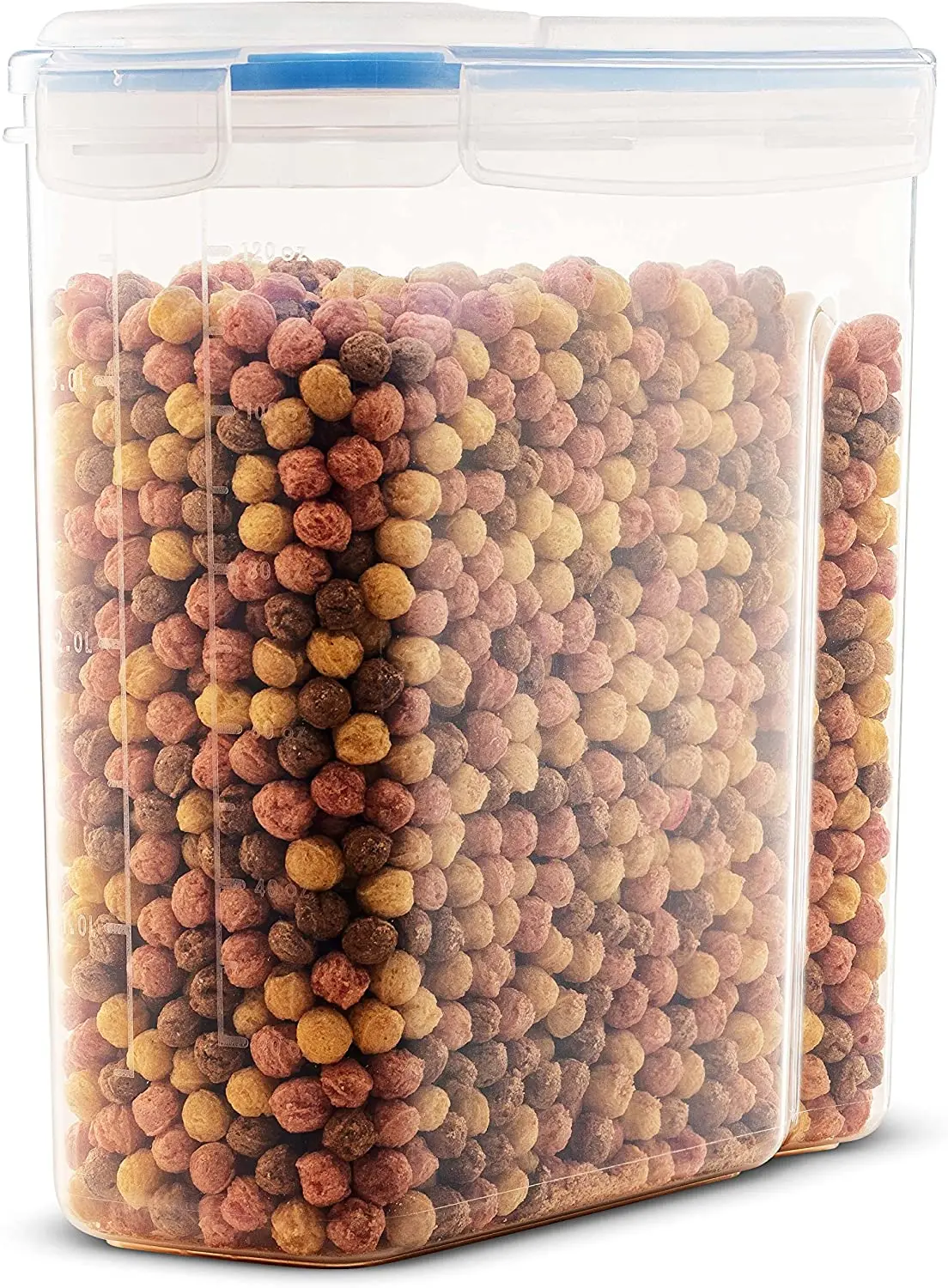 Amazon hot sell Airtight Cereal Storage Containers with 4 Side Locking Lid BPA Free Dispenser Wholesale