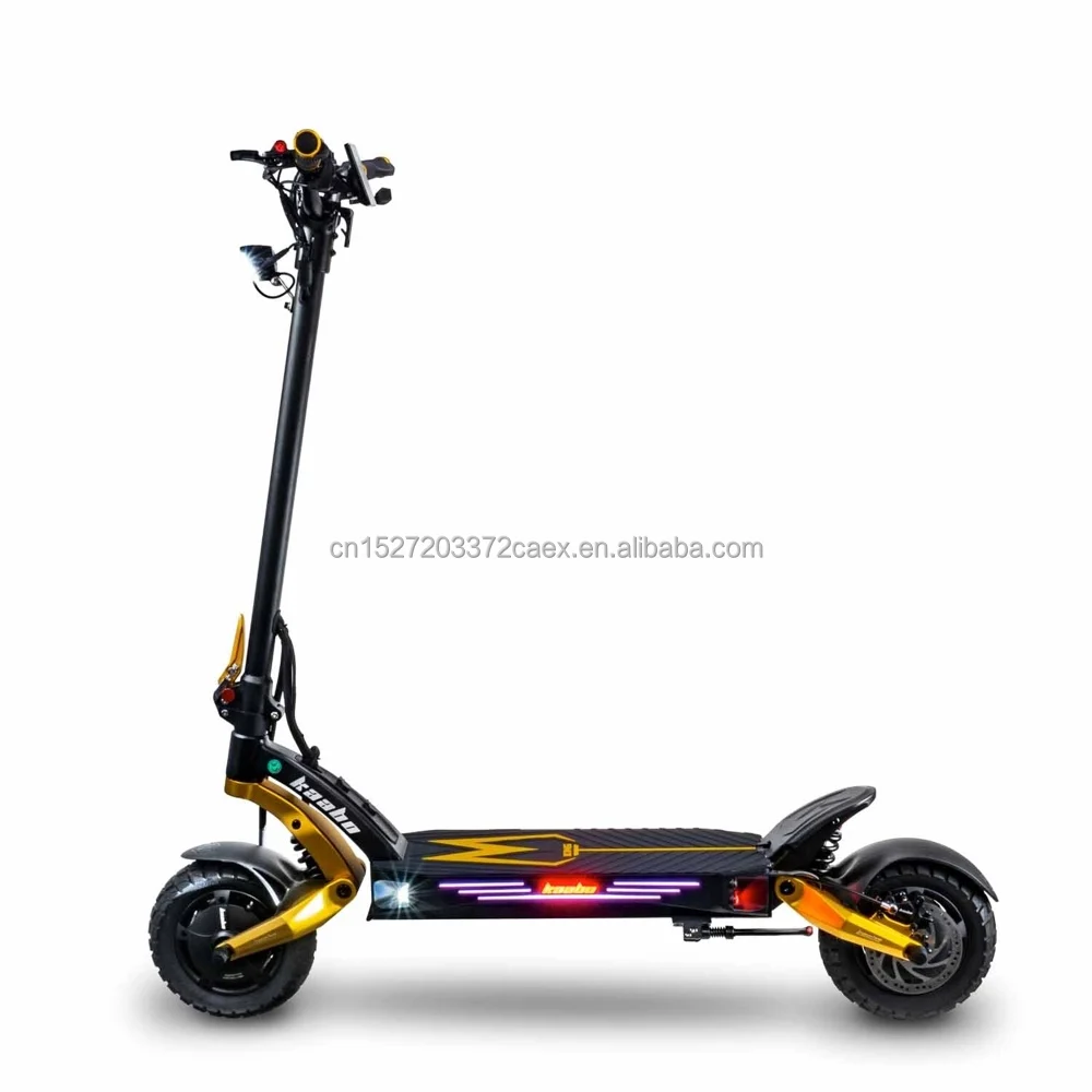 Электрический скутер Kaabo Mantis King GT 2200 Вт 60 В 24 Ач TFT синусоидальный сигнал двойной мотор скейтборд мощный складной для взрослых