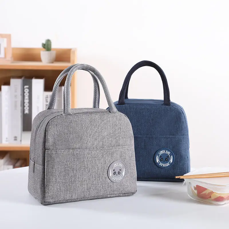 Factory wholesale waterproof insulation bag meal preparation insulation cold bag office children adults zipper lunch box bag