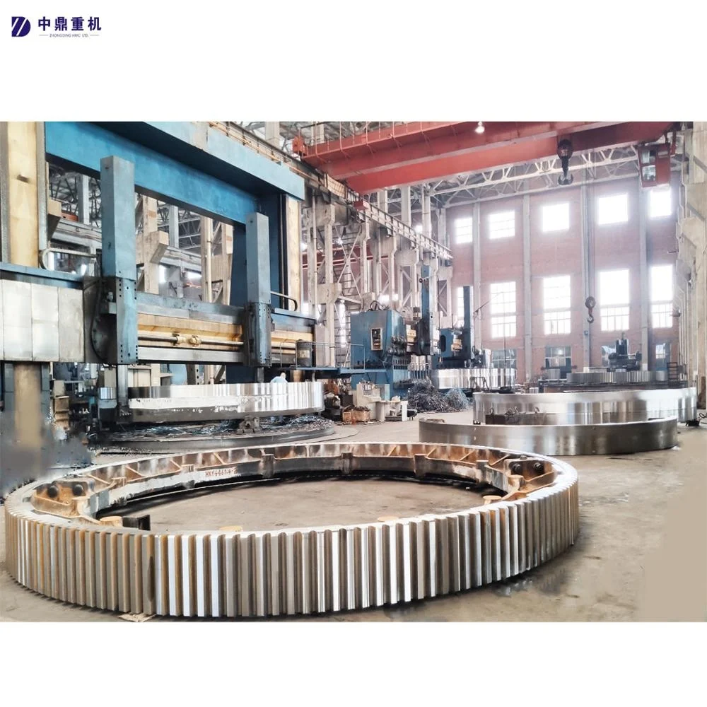 Cnc Milling Machining Casting Steel Rotary Kiln Double Helical Customized Chain Timing Flywheel Gear Types