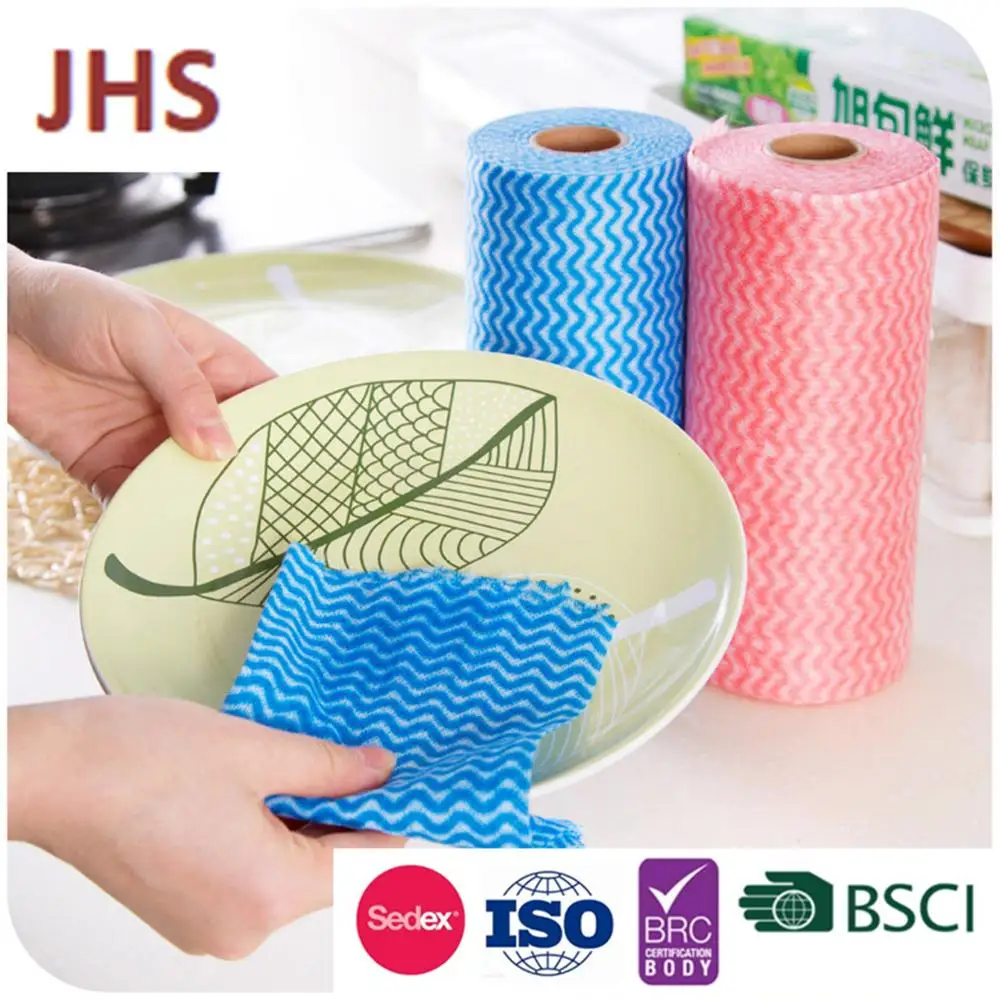 Superior Quality Nonwoven Spunlace Cleaning Cloth Dry Wipes Spunlace Wipe Roll