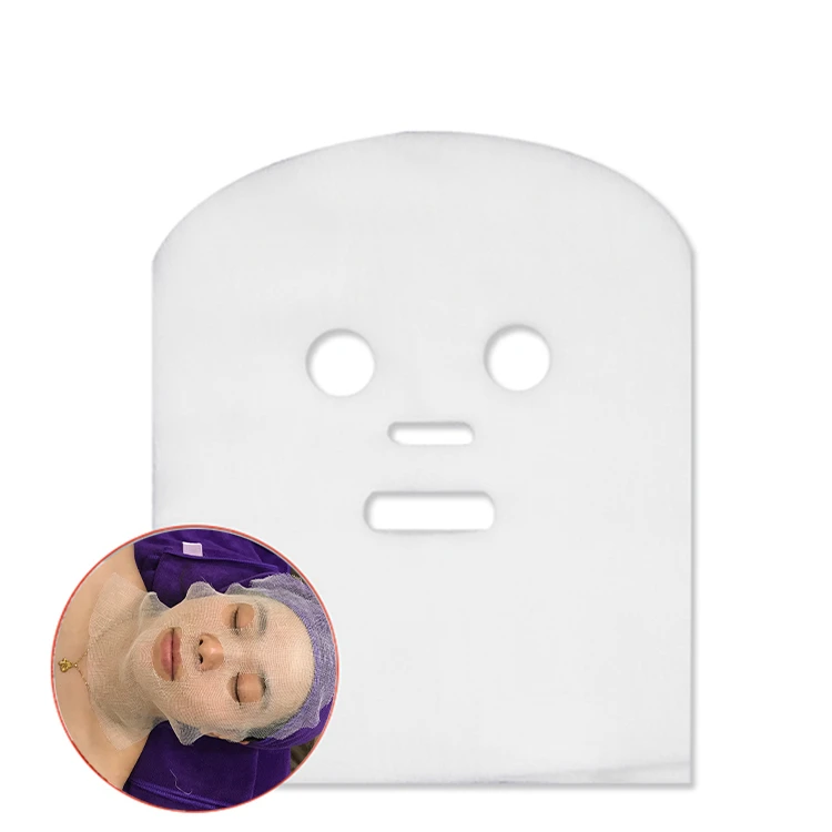 Beauty salon disposable  gauze face sheet mask skin management 30*35cm for sale