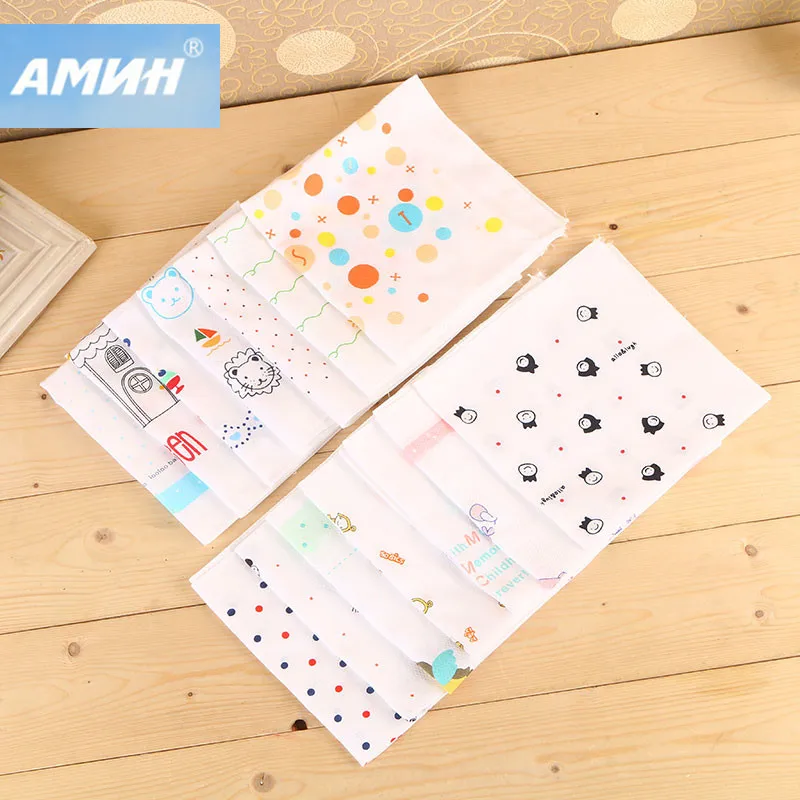 FUBU children newborn face soft fabric handkerchief baby bandana 100% cotton customized logo