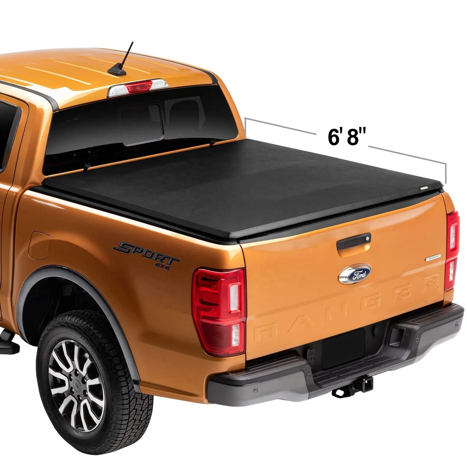Soft trifold pickup cover tonneau truck bed cover roller lid , truck bed cover for  ford f150 isuzu dmax