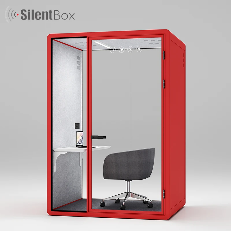 SilentBox Customizable Phone Booth Meeting Pod,Soundproof Mobile Phone Booth As Babycare Room Smoking Room