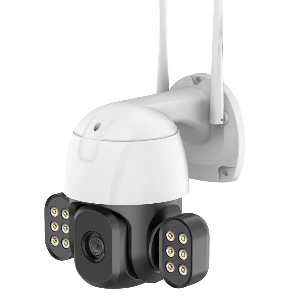 4K/8.0MP  Human Auto tracking Wifi CCTV Camera Outdoor Dome Security Surveillance Wireless IP PTZ Camera Colorful In Night