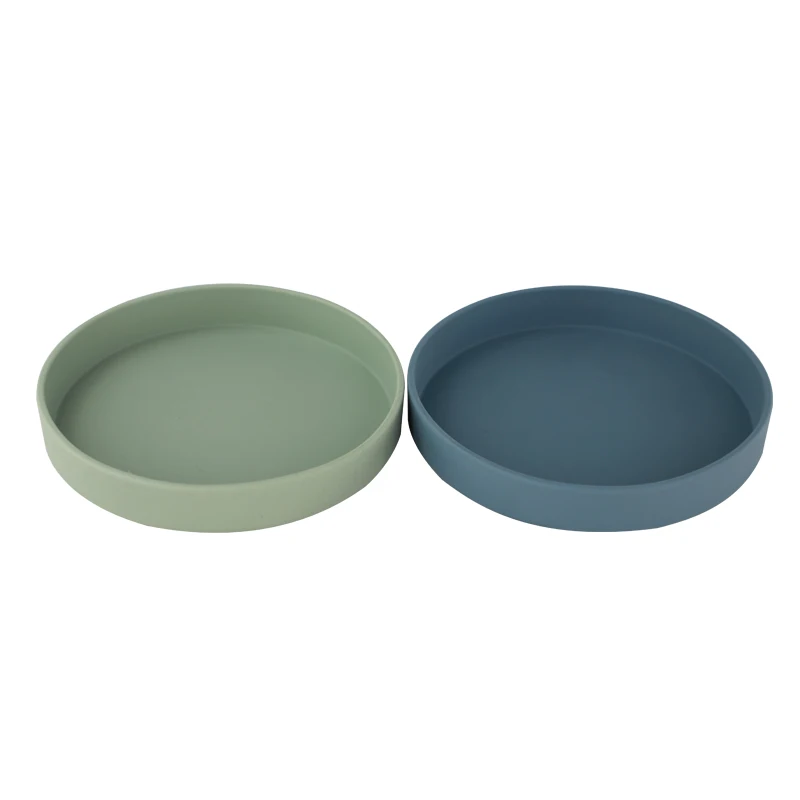 Anti Slip Custom BPA Free Silicone Divided Plate Baby Suction Plate for Toddlers