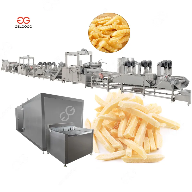 Fresh Potato Chips Finger Make Machine Making Cassava Chips Processing Plant for Potato
