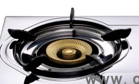 
Foshan factory supply cheap stainless steel cooking appliance Table gas stove with Cast Iron Burner & Brass Cap YG-G2037 