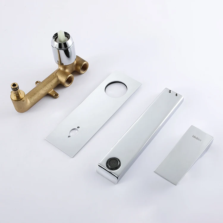 Ares Idealex luxury water brass wall mount basin faucet mixer bathroom tap faucet