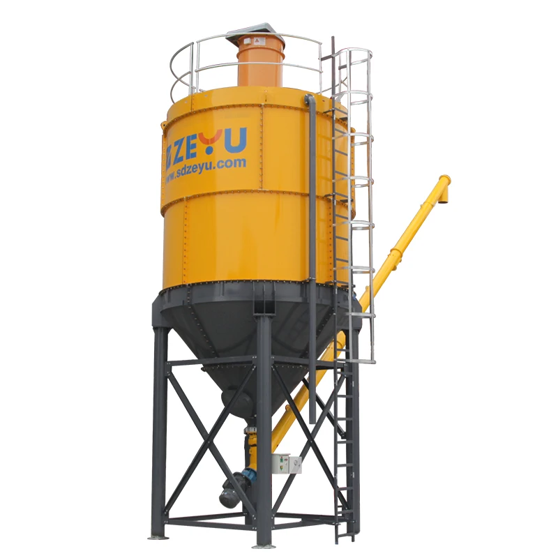 Thickened Vertical Large Concrete Mixing Station Cement Silo 200t