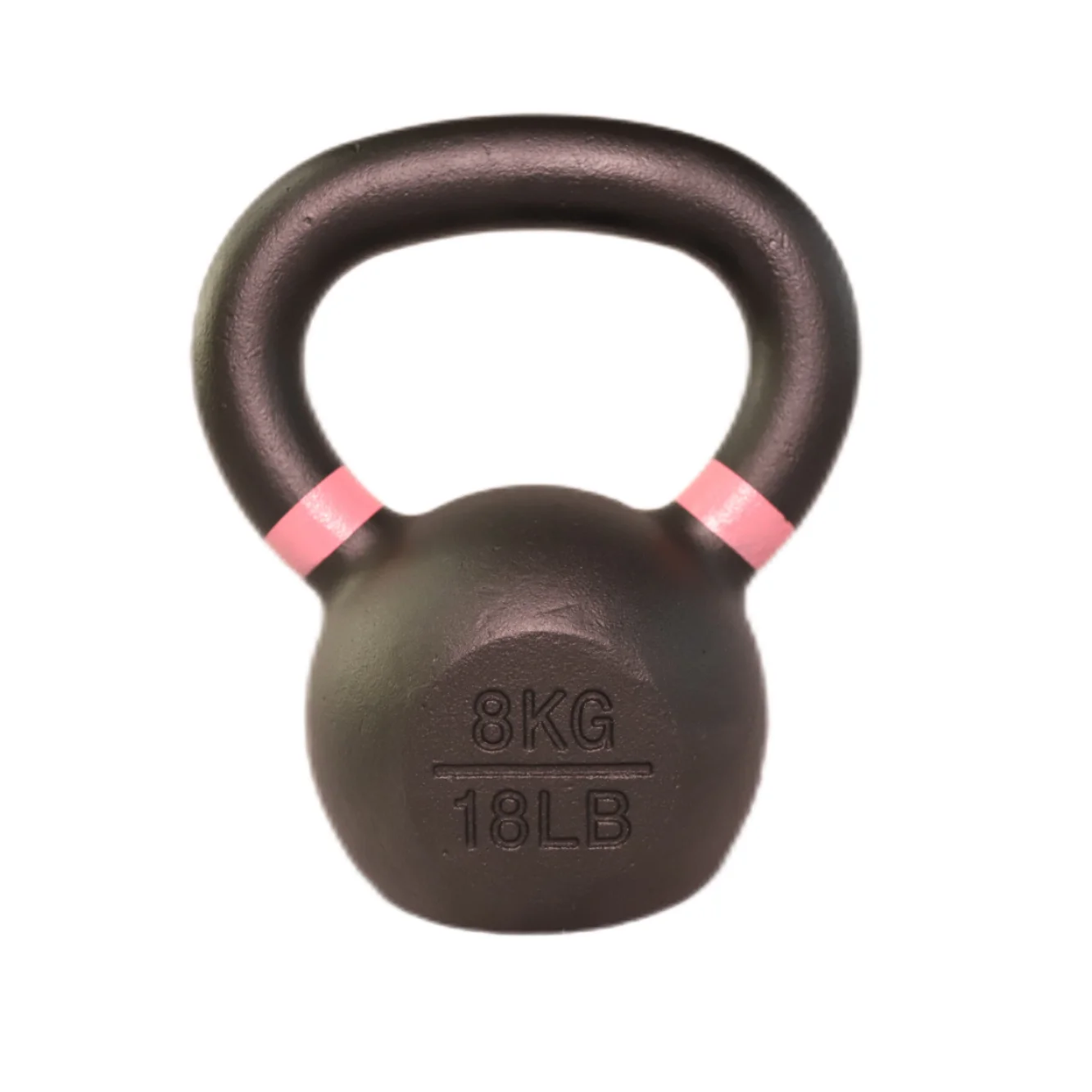 Factory fitness training powder competition coated cast Iron kettlebells cast Iron kettlebell set with color circle wide handle