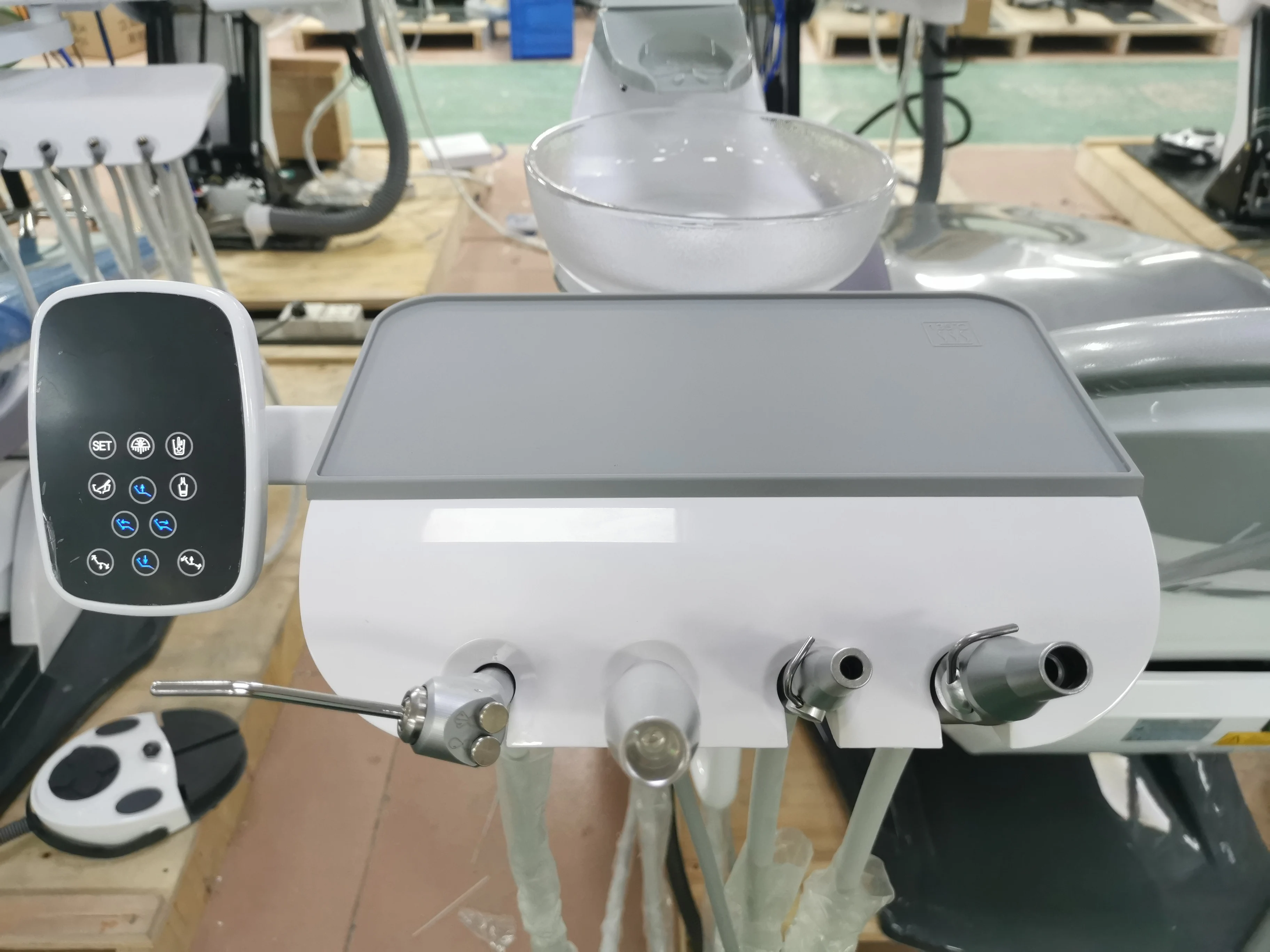Новейшая стоматологическая установка Foshan Factory Электрическая Обработка стоматологическое кресло CX-9000(20)