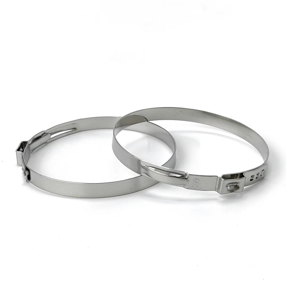 7mm 9mm 10mm Bandwidth Stainless Steel One Ear Hose Pipe Clip 360 Degree Seal Hose Pipe Clamp