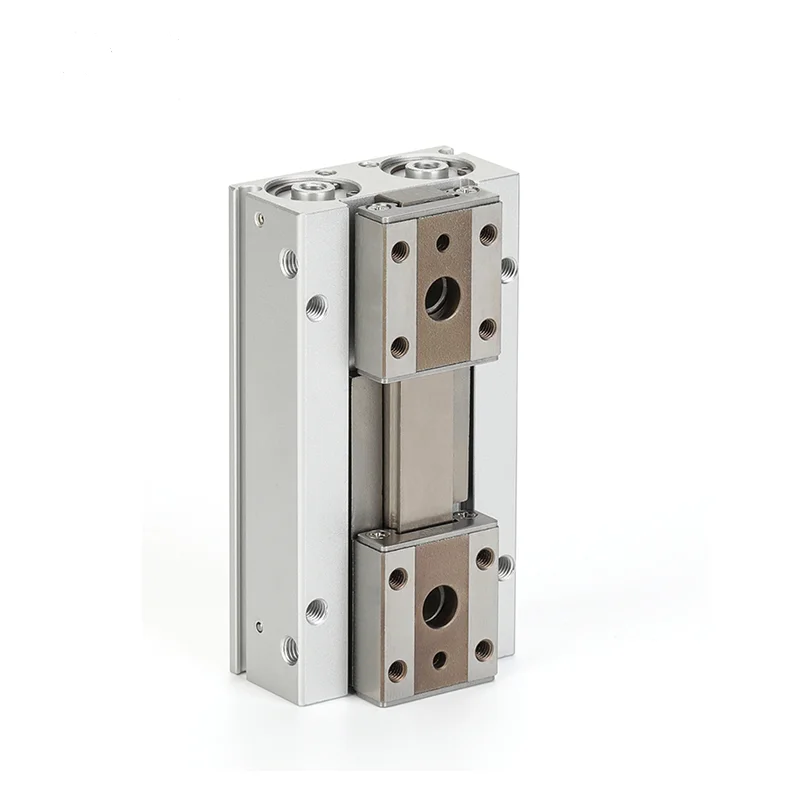 SMC Slide Cylinder MHF2-8D/D1/D2 Parallel Open And Close Type Cross Roller Translation Compact Cylinder