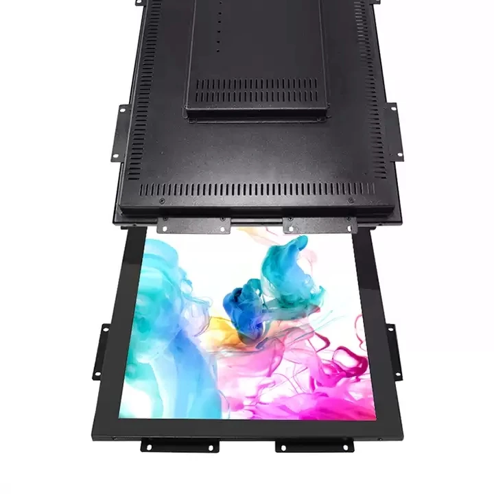 Medier 19 дюймов открытым рамки промышленный монитор емкостный сенсорный ЖК-экран дисплей с сенсорным экраном для киоска