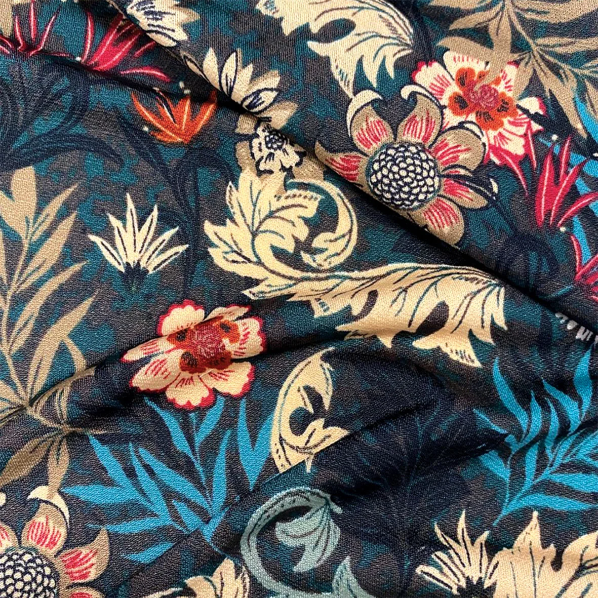 
Polyester Spandex Crezia Knitted Screen Print Stretchy Fabric 