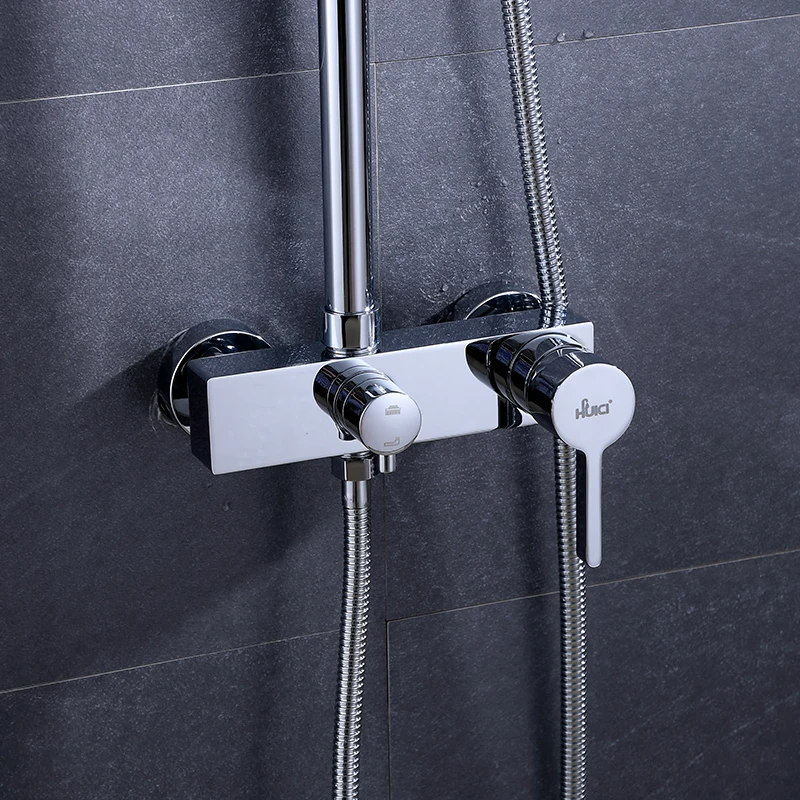 Modern style home improvement copper ceramic valve core rain shower surface installation