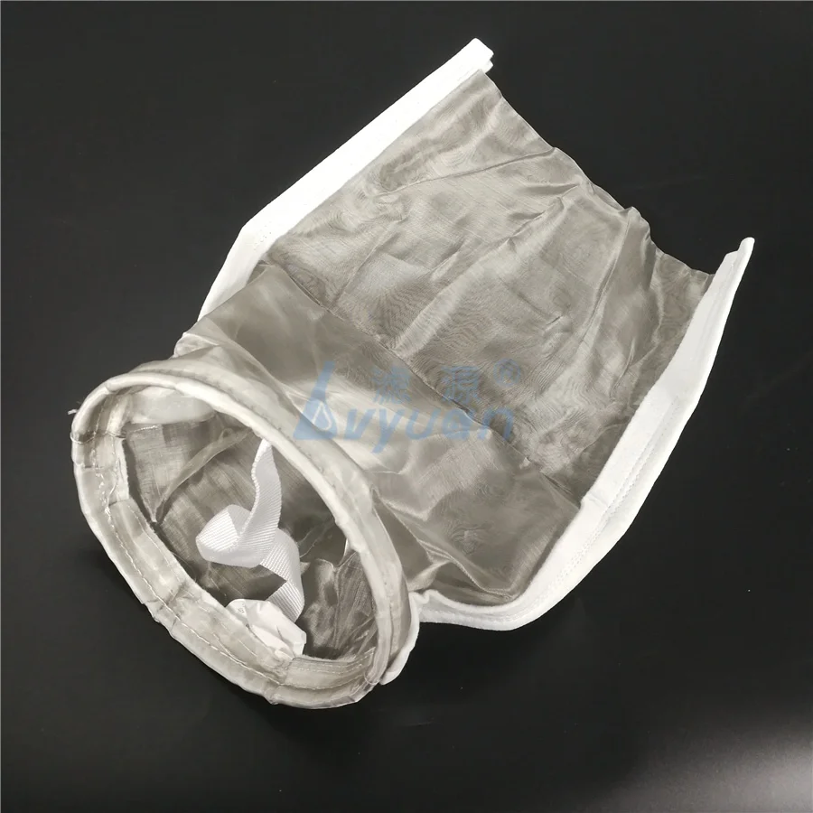 Guangzhou Factory 25 50 75 100 150 200 300 400 um Stainless steel 5 micron wire mesh filter bag