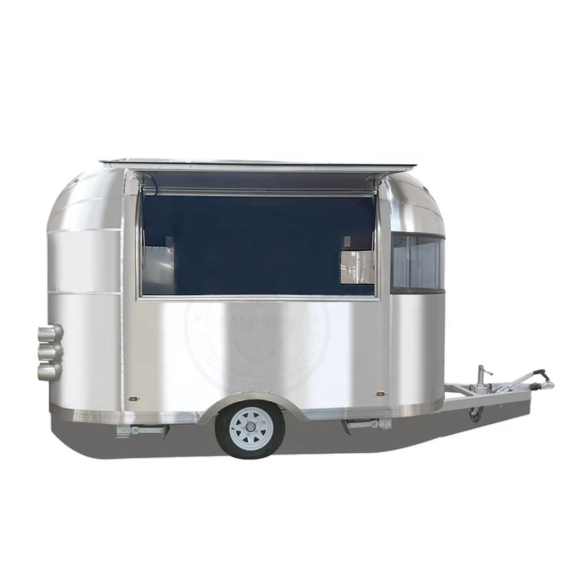 SAIDONG Airstream-35 ретро-трейлер для пищевых продуктов фургон приготовления Пузырькового чая