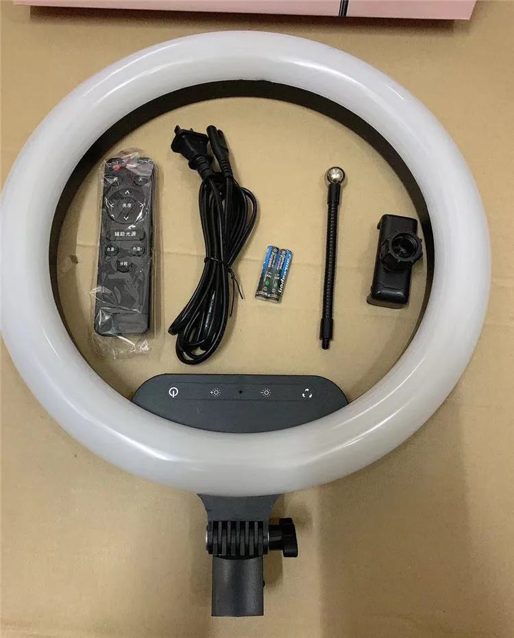 
 AL-360 remote control fill light 14 inch touch fill light mobile phone live support 36CM fill light anchor light  