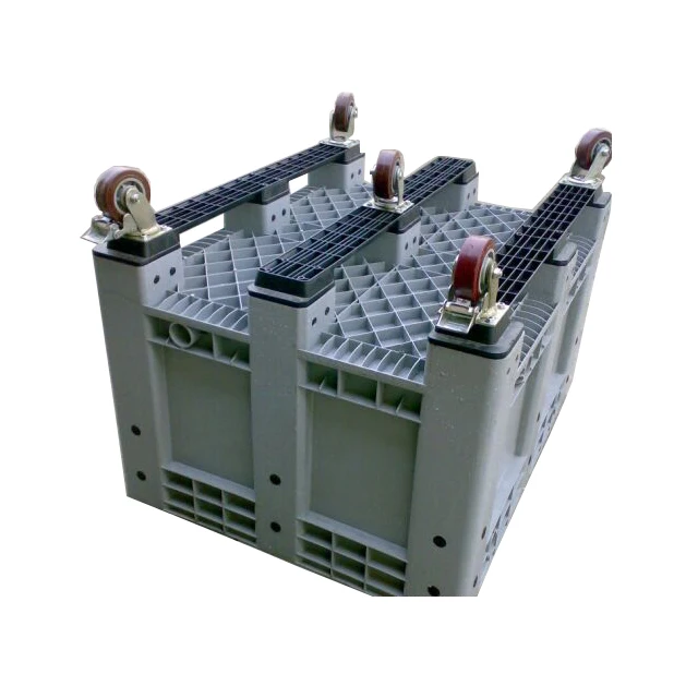 600 liter Australia large size capacity uncollapsiable stackable plastic pallet box used for fruit and vegetable