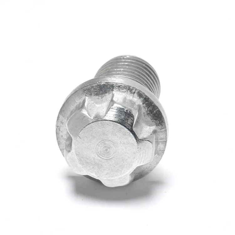 M6 M8 M10 High Precision Stainless Steel 5 Point Hex Head Flange Bolt