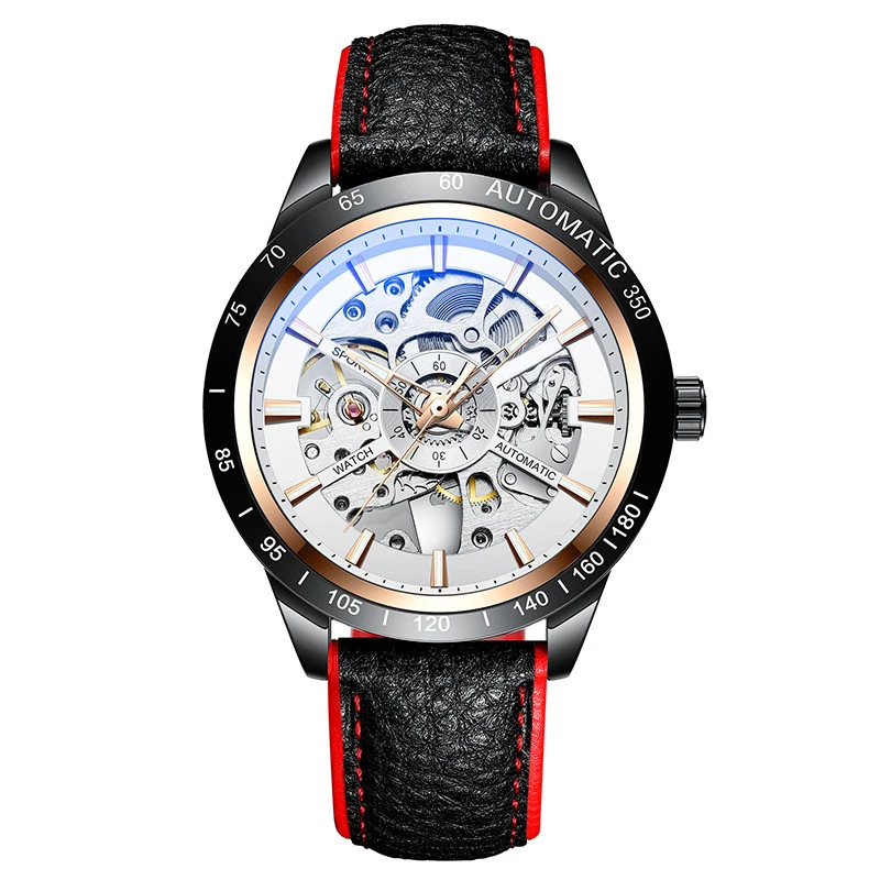 
Custom OEM Luxury Brand Mens Mechanical Watches Automatic Relogio Masculino 