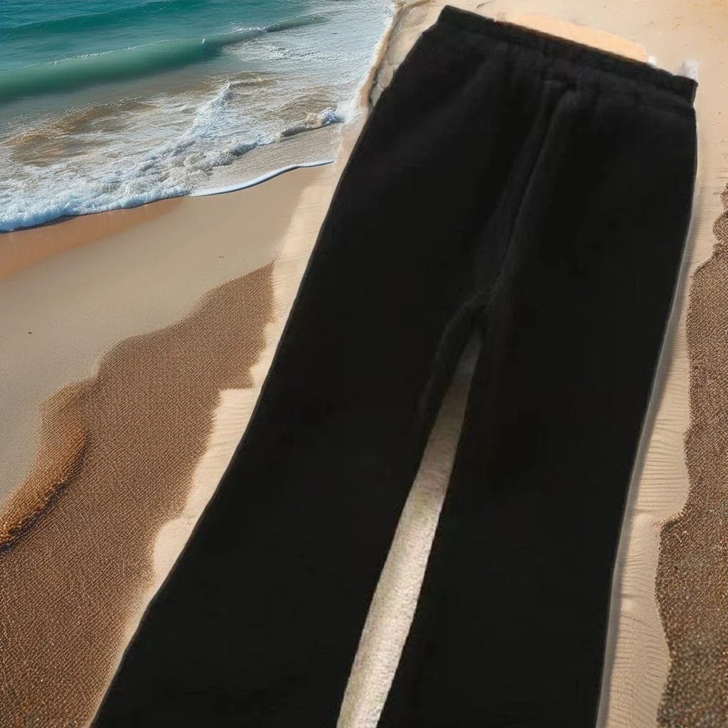 Wholesale Kids Clothing Baby Blue Flared Jeans Fashionable Animal Pattern Leggings for Girls Summer Casual Cotton Pants