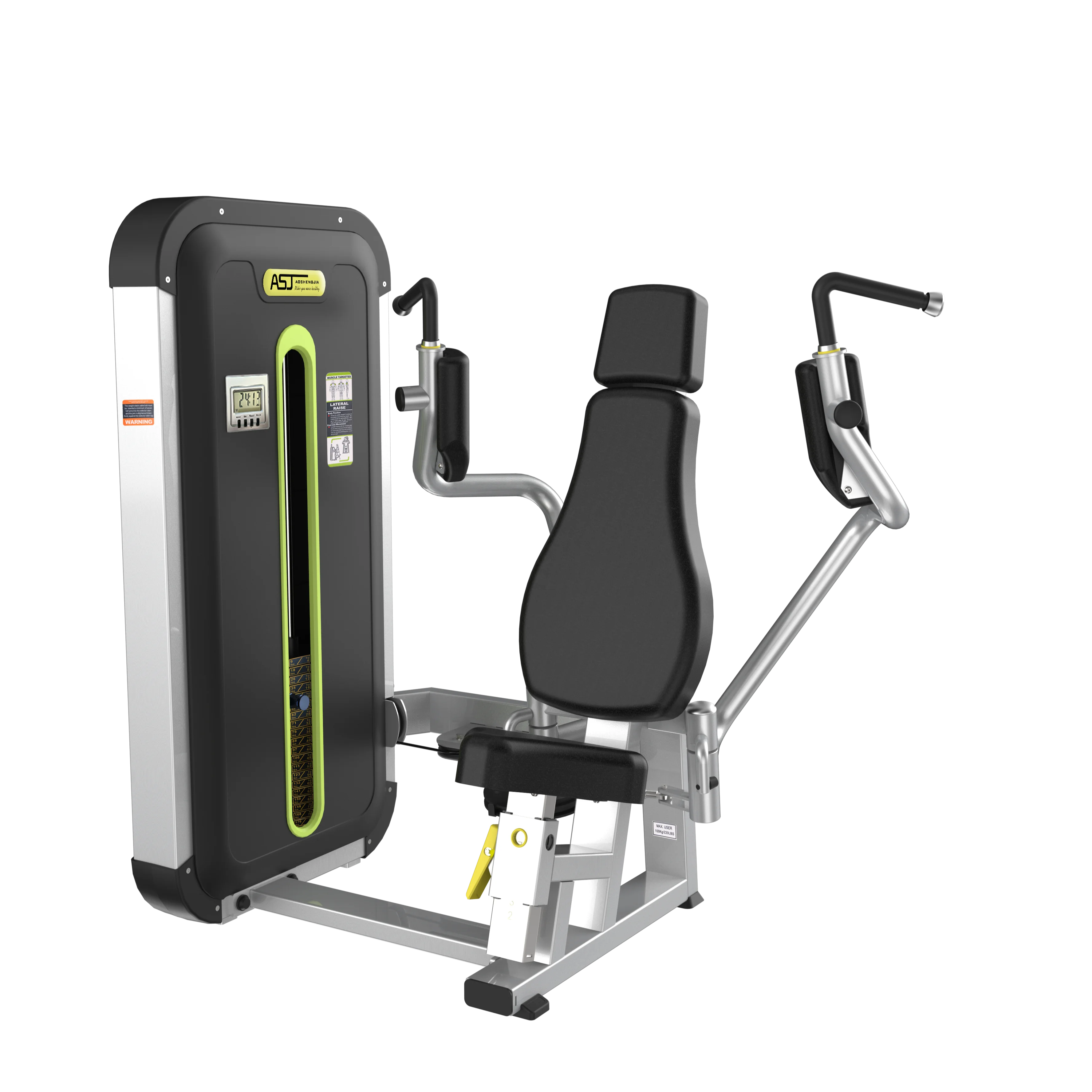 Professional Gym Equipment ASJ-ZM018 With elbow pads More comfortable Strength Training Fitness Pectoral Fly Pin load