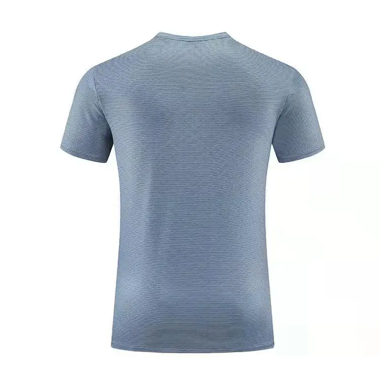 New Arrival Hot Popular Reflective Strips Outdoor Sports Running Breathable Training Sport T Shirt Men Gym