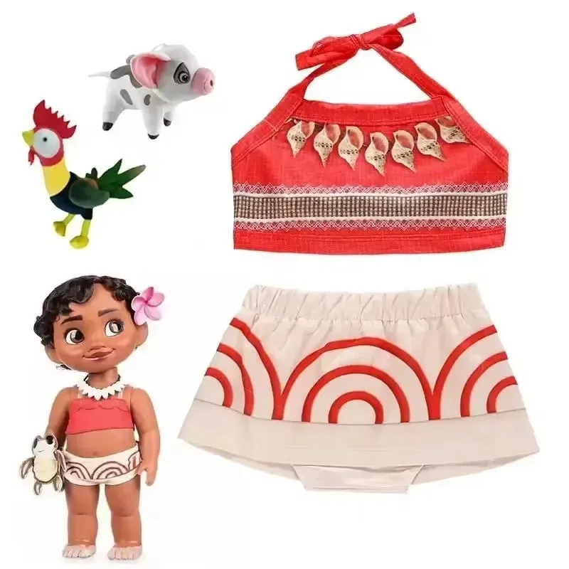 Moana Dress Costumes Cosplay Girl Dresses Anime Movie Moana Costume Halloween Costumes Gifts for Girl Dress for Girls