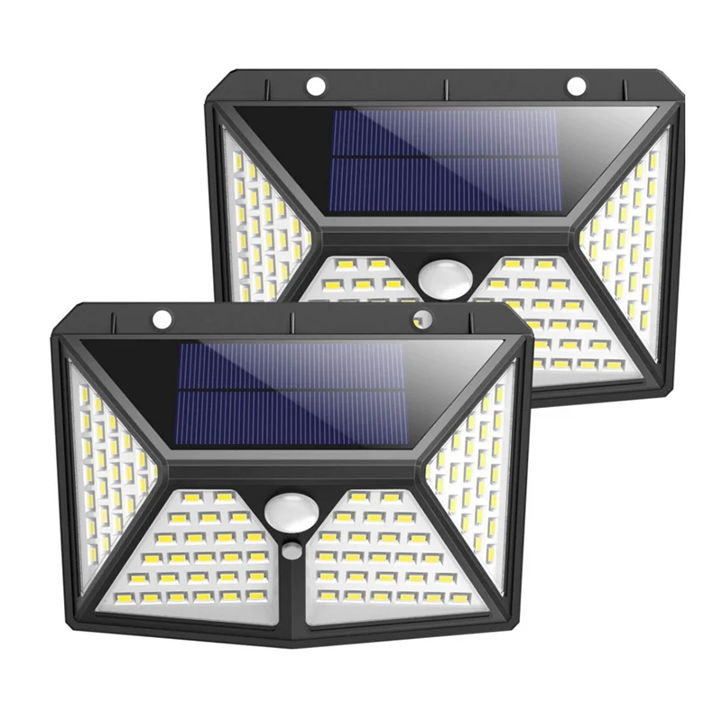 
IP65 Best factory hot sell solar garden wall light gate light motion sensor solar panel light 