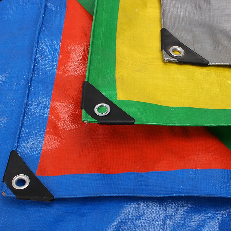 
Factory Directly Provide PE Tarpaulin Outdoor Plastic Tarpaulin Waterproof Woven Fabric Truck Tent 