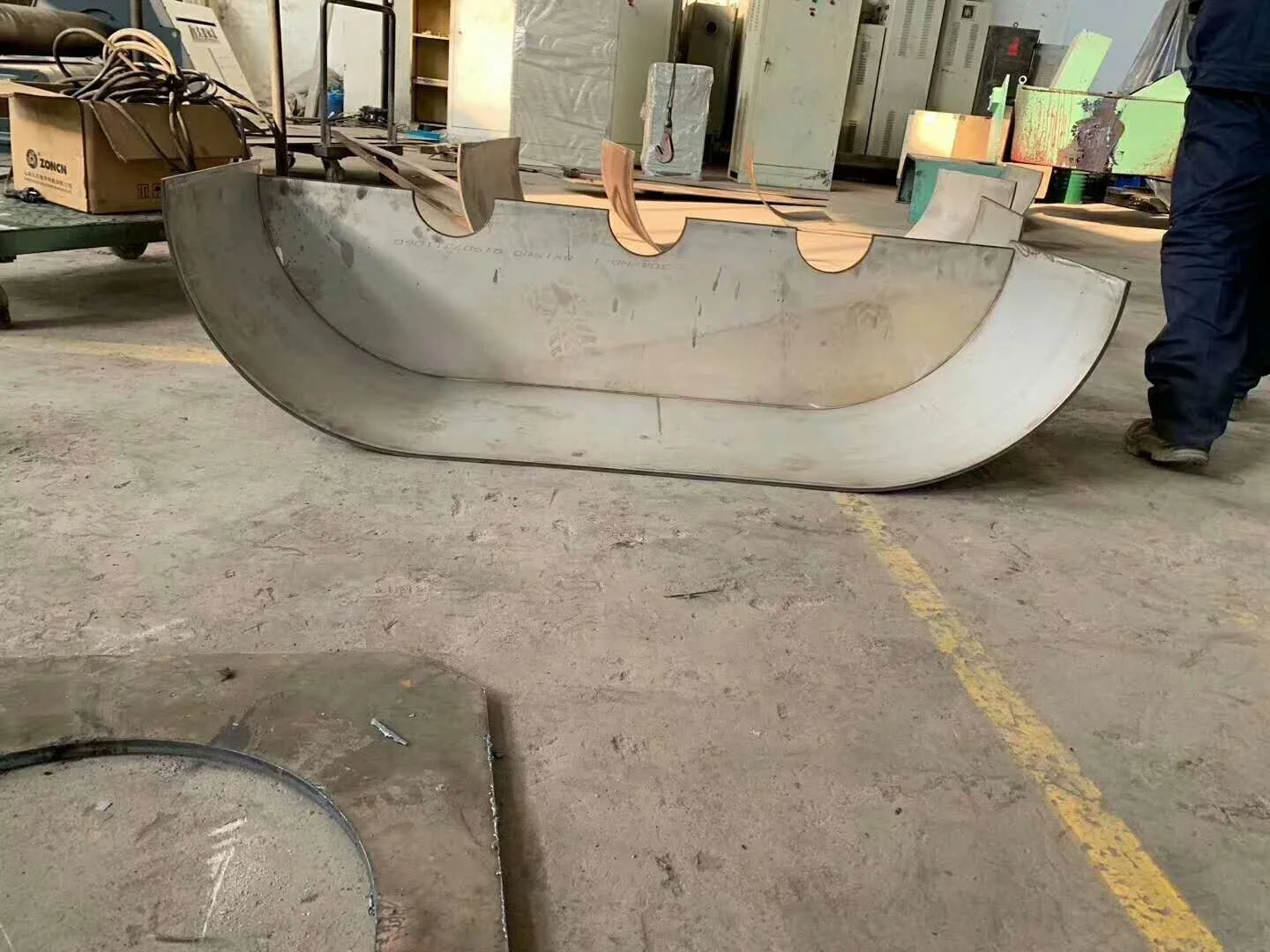 Metal electric 4 roller plate roll bending machine  W12-6X3000