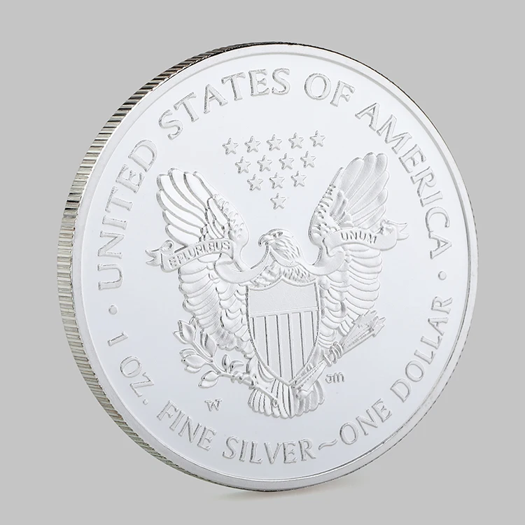 ELIZABETH II D.G.REGINA Customized Metal Silver Plate Coin