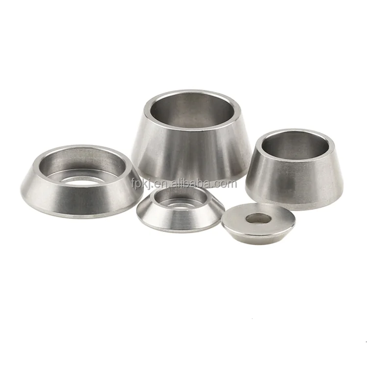 Stainless steel countersunk conical seat din6319 din 6319 spherical washer