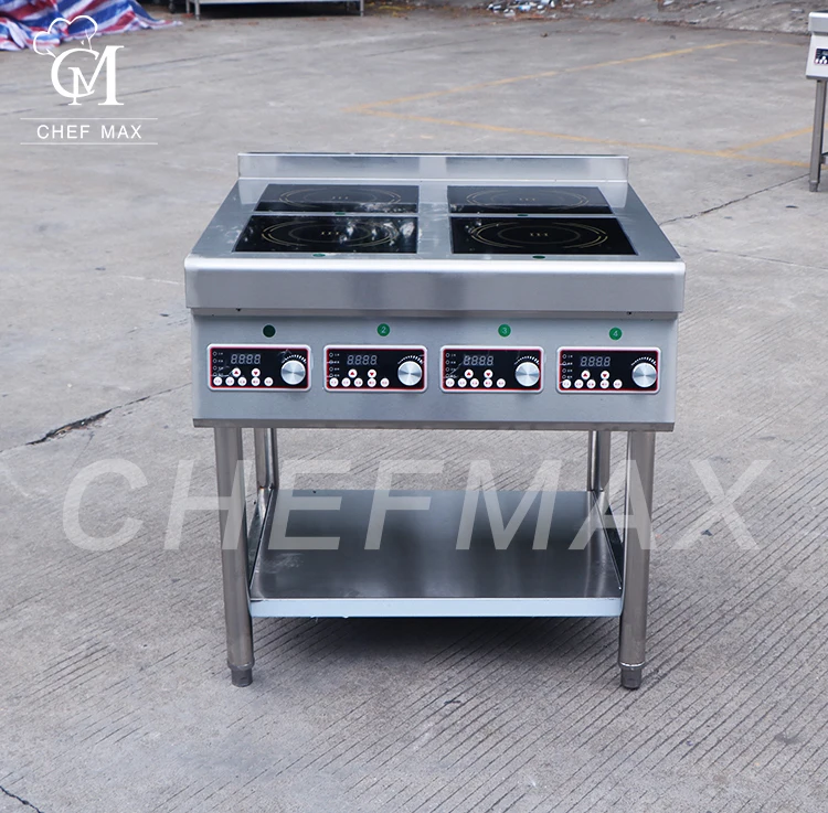 Коммерческая Вертикальная печь Chefmax 3500 Вт кухонная электрическая плита 4 горелки индукционная
