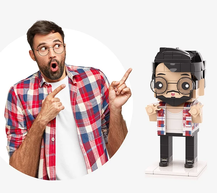 Custom Birthday Gift   for Best friends  Mini Figures Custom Building Block sets  Mini Action Figures