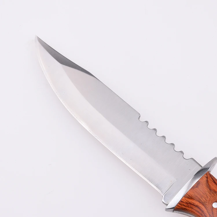 Edc Self Defense Outdoor Tactical Hunting Survival Knives Wholesale High Quality Hunting Knife Fixed Blade And Leather Sheath